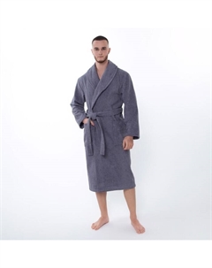 Халат мужской «Банный», цвет графит, размер 56 Tlg