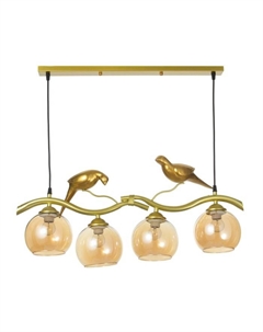Люстра 2616/4GD E27 40 Вт золото 70×35×135 см Bayerlux
