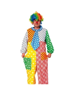 Карнавальный костюм «Клоун Клёпа», без ботинок, р. 52-54, рост 182 см Карнавалофф