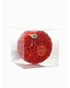 Ёлочный шар гигант «Винтаж» d=15 см, грани, красный Зимнее волшебство