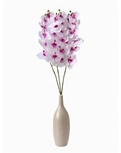 Цветы искусственные «Орхидея Галатея», h=95 см, бело-фиолетовые Poetry in flowers