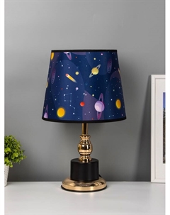 Лампа настольная «Луиза» 1×60 Вт E27 черный Risalux