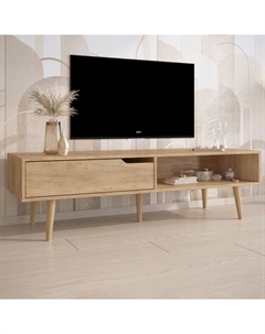 Тумба многофункциональная, 1400×420×400 мм, цвет дуб крафт золотой Гранд кволити