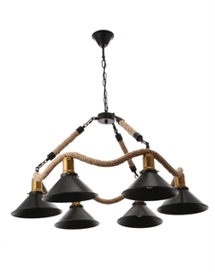 Люстра 85209/6 E27 40 Вт черный 76×76×58-112 см Bayerlux