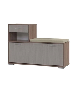 Тумба под обувь «Лира», 1000×330×755 мм, цвет бодега тёмный / светлый Гранд кволити