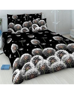 Постельное бельё 1.5-спальное «., белый одуванчик», бязь Василиса