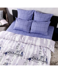 Постельное бельё евро «Гонконг», бязь Luisa de rizzo