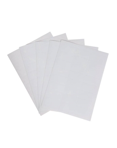 Этикетки А4 самоклеящиеся, 100 листов, 80 г/м², на листе 24 этикетки размером 33.8×64.2 мм, глянцевые, белые Calligrata