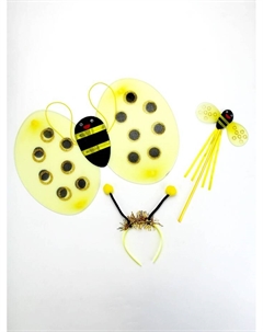 Карнавальный набор «Пчёлка», 3 предмета: ободок, крылья, жезл Страна карнавалия