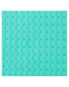 Простыня вафельная для бани 150х180 см, цвет бирюзовый 100% хл, 200 гр/м2 Экономь и я