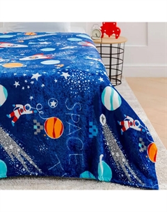 Плед «Космос», 100х150см, аэрософт 190г/м, полиэстер Павлинка