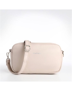 Сумка женская через плечо, маленький размер, цвет бежевый Textura