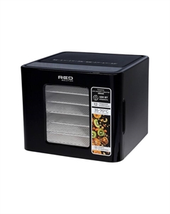 Сушилка для овощей RED Solution Dd=041H, 450 Вт, 12 поддонов, таймер, 35-70°C, сенсор, чёрная Red solution