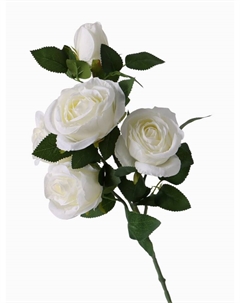 Цветы искусственные «Роза Триза», d=7 см, h=50 см, белые Poetry in flowers
