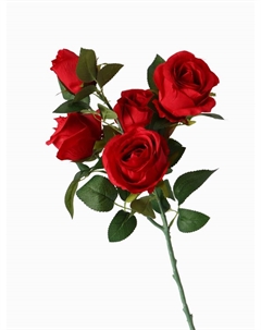 Цветы искусственные «Роза Триза», d=7 см, h=50 см, красные Poetry in flowers