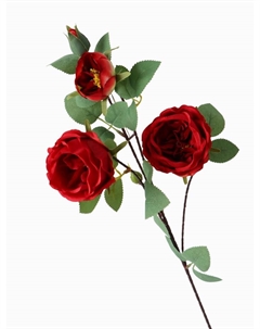 Цветы искусственные «Роза пионовидная галант», 7×61 см, красные Poetry in flowers