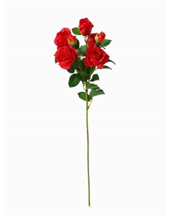 Цветы искусственные «Розочки кустовые», 8×65 см, красные Poetry in flowers