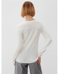 Джемпер женский : Knitwear collection, молочный, размер 44 Minaku