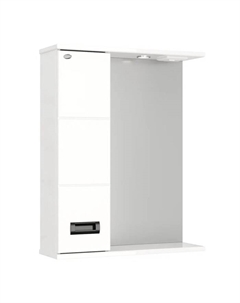 Зеркало шкаф Балтика 58.01, левый, с подсветкой Onika