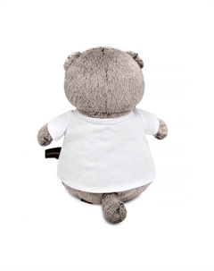 Мягкая игрушка «Кот Басик в футболке с принтом», 19 см Басик и ко