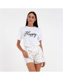 Шорты женские Unicorn, размер 40-42, белые Kaftan