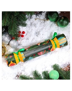 Новогодний подарочный набор косметики, бомбочки для ванны «Конфета», золотой, 3×100 г Sb beauty