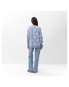 Джемпер женский Knitwear, размер 44-46, голубой Mist