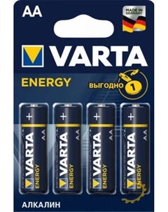 Комплект батареек Varta Energy LR6 AA 4106229414/4106213414