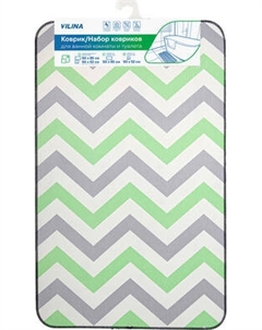 Коврик для ванной Вилина Зигзаги 7068-22003