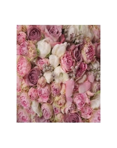 Шторка-занавеска для ванны JoyArty Розовый букет / sc_2740 Joyarty