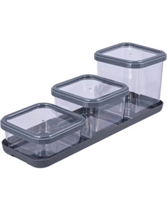 Набор емкостей для хранения Полимербыт Cubbo Scandi C26635