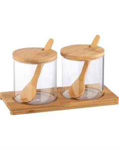 Набор емкостей для хранения Mallony Bambu 109035