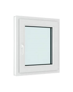 Окно ПВХ Rehau Futuruss Одностворчатое Поворотно-откидное правое 3 стекла