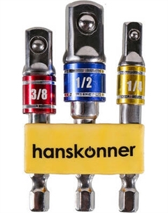 Набор адаптеров слесарных Hanskonner Для торцевых головок HK1041-04-S3AD