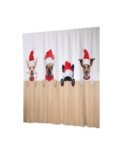 Шторка-занавеска для ванны JoyArty Веселые собачки / sc_20309 Joyarty