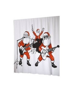 Шторка-занавеска для ванны JoyArty Выступление Санты / sc_38584 Joyarty