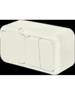 Блок выключатель+розетка Bylectrica Блок 2В-РЦ-655