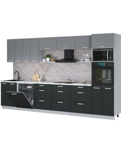 Кухонный гарнитур Интерлиния Мила Лайт 3.6-ПМ1-2