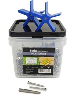 Набор саморезов Finka Deck Wood Screws 41x4.2mm A2 T20