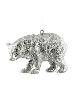 Елочная игрушка Erich Krause Decor Медведь серебряный / 47802 Erich krause
