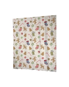 Шторка-занавеска для ванны JoyArty Рождественские предметы / sc_52581 Joyarty