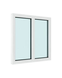 Окно ПВХ Rehau Двухстворчатое глухое 3 стекла