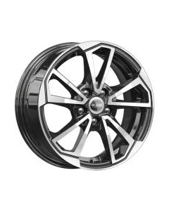 Литой диск K&K КС1005 Polo 15x6" 5x100мм DIA 57.1мм ET 40мм Алмаз черный K&k