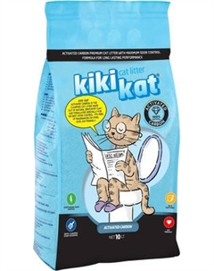Наполнитель для туалета Kiki Kat Активированный уголь Kiki kat