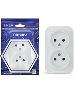 Розетка Tokov Electric Frea TKE-FR-R2-C01 Tokov electric