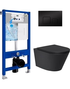 Унитаз подвесной с инсталляцией Lauter Longer 2110822 + 21901002