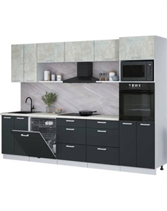 Кухонный гарнитур Интерлиния Мила Лайт 3.0-ПМ1