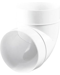 Колено воздуховода Семь ветров 100мм / 121