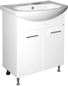 Тумба с умывальником Mixline Росток-65 553917 + Элеганс 65