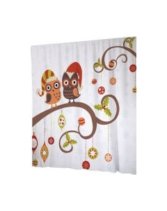 Шторка-занавеска для ванны JoyArty Совы удивились / sc_20041 Joyarty